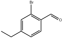 Benzaldehyde, 2-bromo-4-ethyl- 구조식 이미지