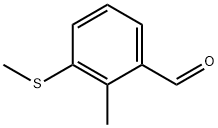 2-Methyl-3-(methylthio)benzaldehyde Structure