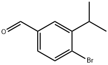 Benzaldehyde, 4-bromo-3-(1-methylethyl)- Structure