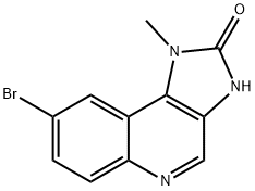 8-Bromo-1-methyl-1H-imidazo[4,5-c]quinolin-2(3H)-one 구조식 이미지