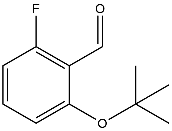 2-(tert-butoxy)-6-fluorobenzaldehyde Structure