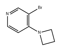 Pyridine, 4-(1-azetidinyl)-3-bromo- Structure