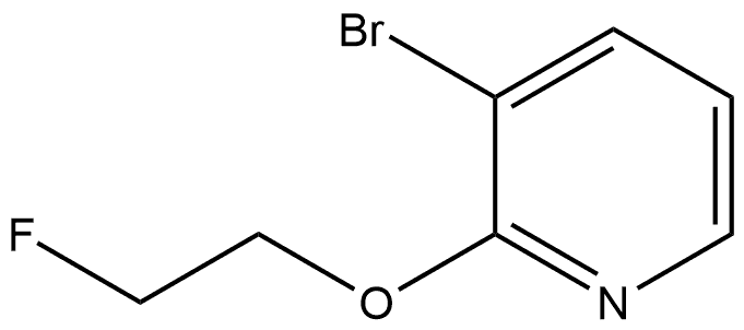 3-Bromo-2-(2-fluoroethoxy)pyridine Structure