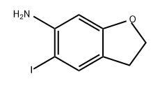 6-Benzofuranamine, 2,3-dihydro-5-iodo- Structure