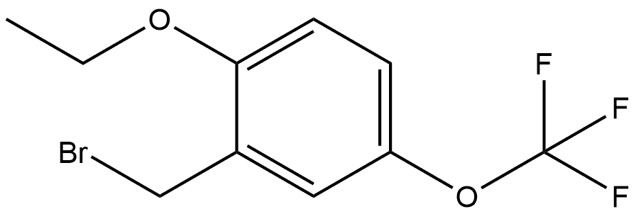 2-(Bromomethyl)-1-ethoxy-4-(trifluoromethoxy)benzene Structure