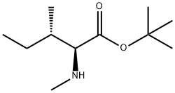 L-Isoleucine, N-methyl-, 1,1-dimethylethyl ester Structure