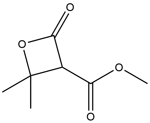 Methyl 2,2-Dimethyl-4-oxooxetane-3-carboxylate Structure