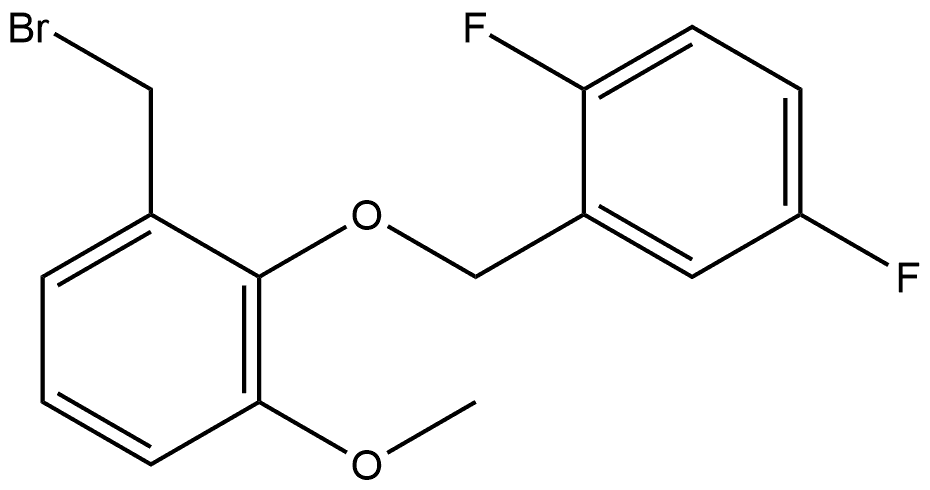 1-(Bromomethyl)-2-[(2,5-difluorophenyl)methoxy]-3-methoxybenzene Structure