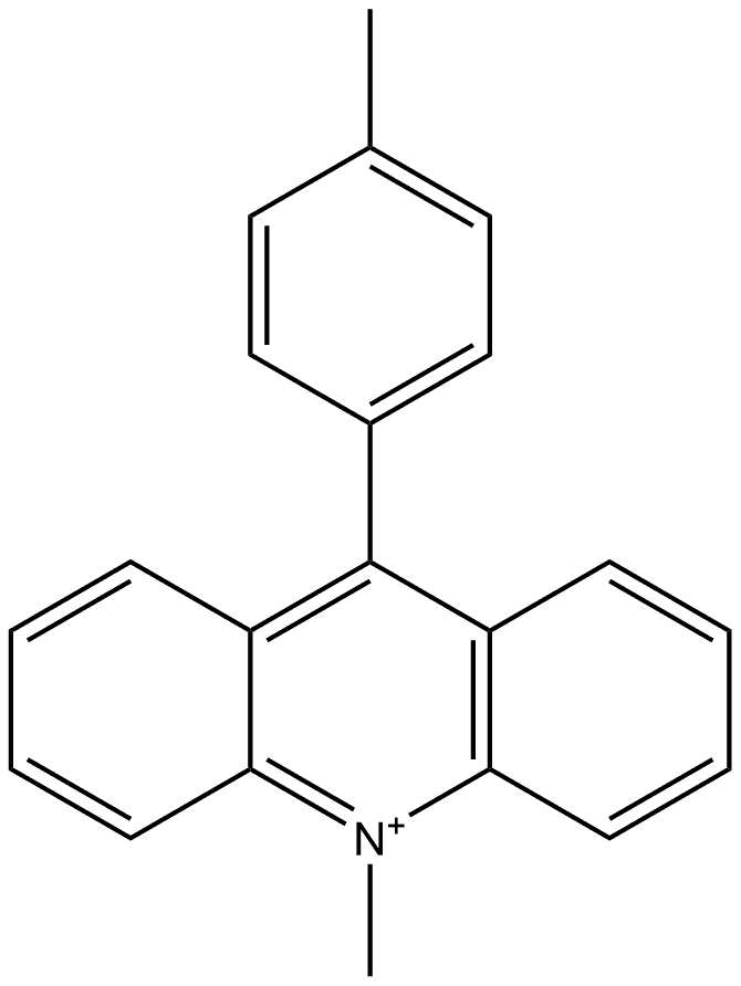 "Acridinium, 10-methyl-9-(4-methylphenyl)-, tetrafluoroborate(1-) (1:1)" Structure