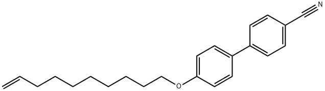 4-{4'-(9-decenyloxy)phenyl}benzonitrile Structure