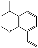 Benzene, 1-ethenyl-2-methoxy-3-(1-methylethyl)- Structure