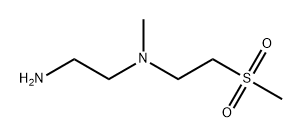 1,2-Ethanediamine, N1-methyl-N1-[2-(methylsulfonyl)ethyl]- Structure