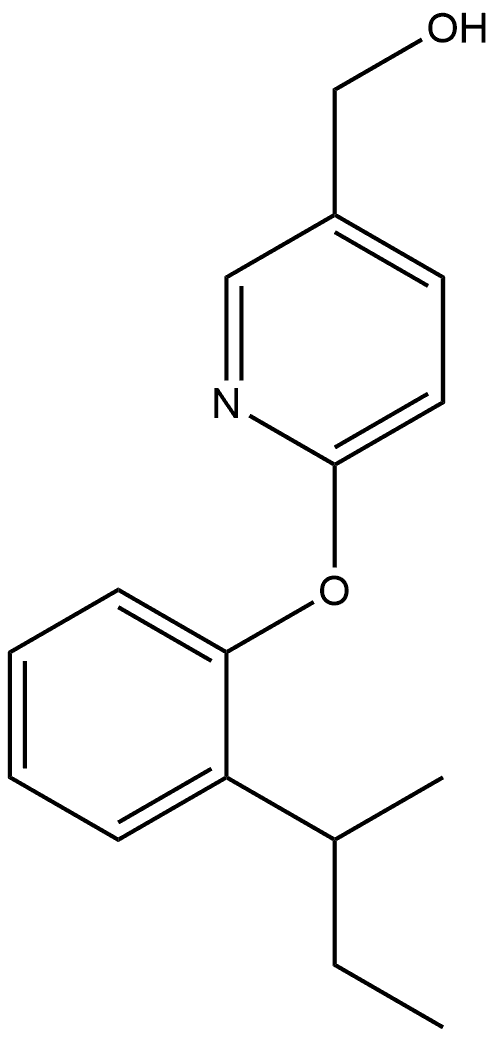 6-[2-(1-Methylpropyl)phenoxy]-3-pyridinemethanol Structure