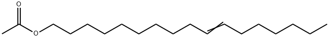 10-Heptadecen-1-ol, 1-acetate Structure