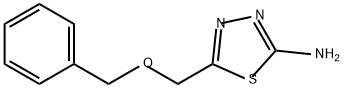 5-Benzyloxymethyl-[1,3,4]thiadiazol-2-ylamine Structure