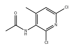 Acetamide, N-(2,6-dichloro-4-methyl-3-pyridinyl)- 구조식 이미지