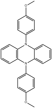 Phenazine, 5,10-dihydro-5,10-bis(4-methoxyphenyl)- 구조식 이미지
