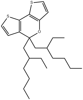 5H-Dithieno[3,2-b:2',3'-d]pyran, 5,5-bis(2-ethylhexyl)- Structure