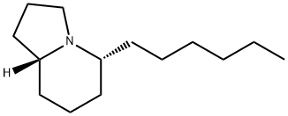 Indolizine, 5-hexyloctahydro-, (5R,8aR)- Structure