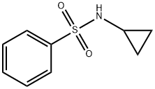 N-cyclopropylbenzenesulfonamide 구조식 이미지