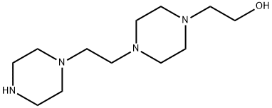4-[2-(1-Piperazinyl)ethyl]-1-piperazineethanol Structure