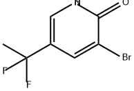 2(1H)-Pyridinone, 3-bromo-5-(1,1-difluoroethyl)- Structure