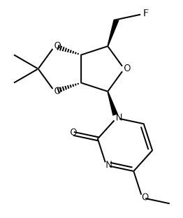 Uridine, 5'-deoxy-5'-fluoro-4-O-methyl-2',3'-O-(1-methylethylidene)- (9CI) Structure