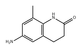 2(1H)-Quinolinone, 6-amino-3,4-dihydro-8-methyl- Structure