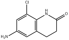 2(1H)-Quinolinone, 6-amino-8-chloro-3,4-dihydro- 구조식 이미지