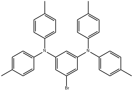 1,3-Benzenediamine, 5-bromo-N1,N1,N3,N3-tetrakis(4-methylphenyl)- Structure