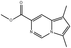 methyl 5,7-dimethylpyrrolo[1,2-c]pyrimidine-3-carboxylate Structure