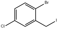 1-bromo-4-chloro-2-(iodomethyl)benzene Structure