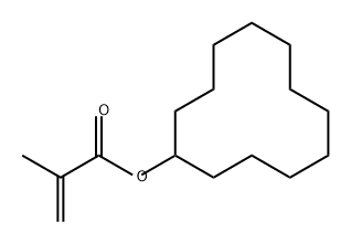 2-Propenoic acid, 2-methyl-, cyclododecyl ester Structure