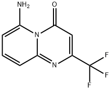 4H-Pyrido[1,2-a]pyrimidin-4-one, 6-amino-2-(trifluoromethyl)- 구조식 이미지