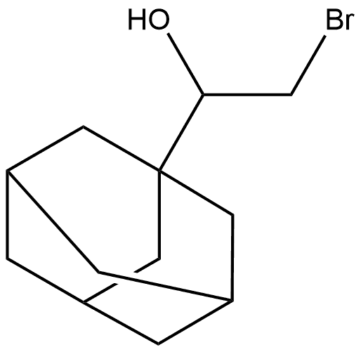 1-(adamantan-1-yl)-2-bromoethan-1-ol 구조식 이미지