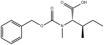 N-Methyl-N-[(phenylmethoxy)carbonyl]-L-alloisoleucine Structure