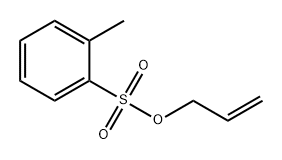 Benzenesulfonic acid, 2-methyl-, 2-propen-1-yl ester Structure