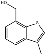 (3-methyl-1-benzothiophen-7-yl)methanol Structure