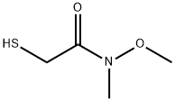 Acetamide, 2-mercapto-N-methoxy-N-methyl- Structure