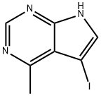 7H-Pyrrolo[2,3-d]pyrimidine, 5-iodo-4-methyl- Structure