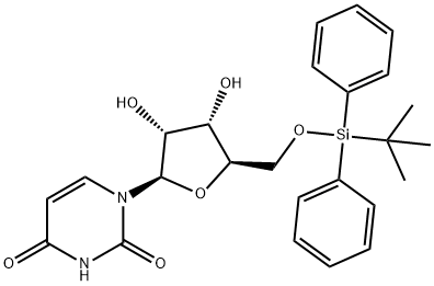 Uridine, 5'-O-[(1,1-dimethylethyl)diphenylsilyl]- Structure