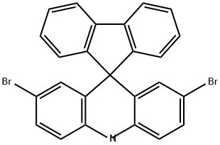 Spiro[acridine-9(10H),9'-[9H]fluorene], 2,7-dibromo- Structure