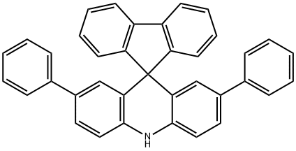 2,7-diphenyl-10H-spiro[acridine-9,9'-fluorene Structure