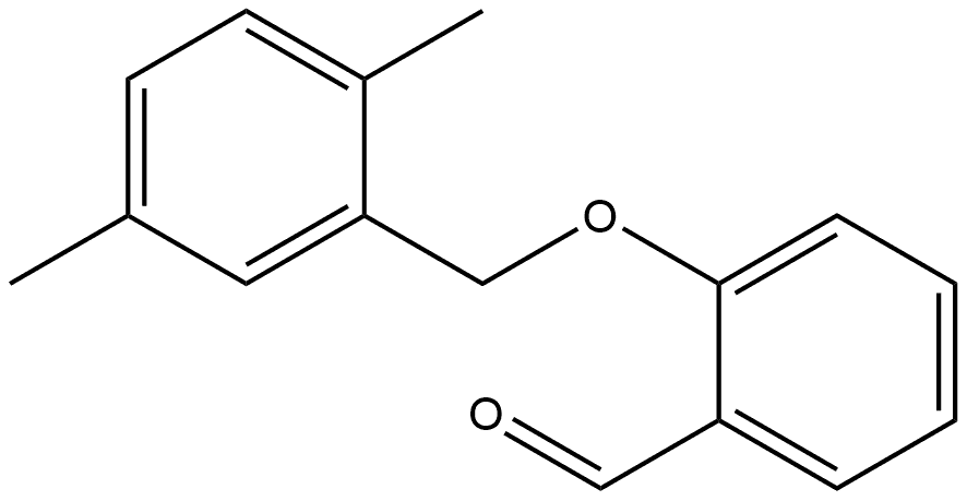 2-[(2,5-Dimethylphenyl)methoxy]benzaldehyde Structure