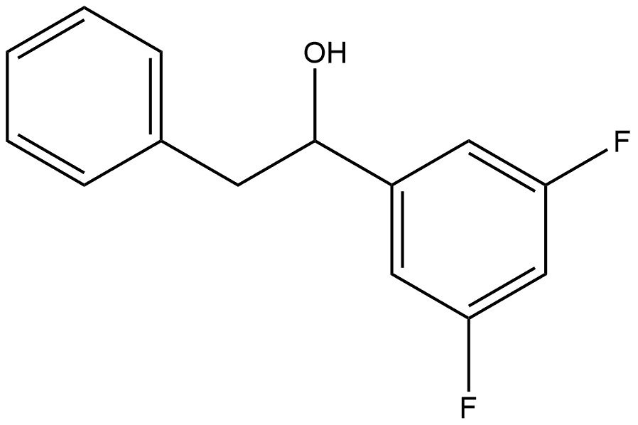 α-(3,5-Difluorophenyl)benzeneethanol Structure