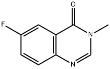 4(3H)-Quinazolinone, 6-fluoro-3-methyl- Structure