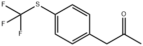 1-(4-(Trifluoromethylthio)phenyl)propan-2-one Structure