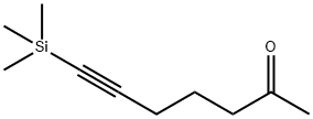 6-Heptyn-2-one, 7-(trimethylsilyl)- Structure