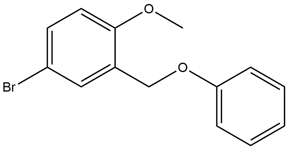 4-Bromo-1-methoxy-2-(phenoxymethyl)benzene Structure