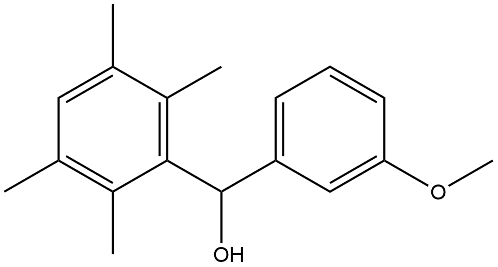 α-(3-Methoxyphenyl)-2,3,5,6-tetramethylbenzenemethanol Structure